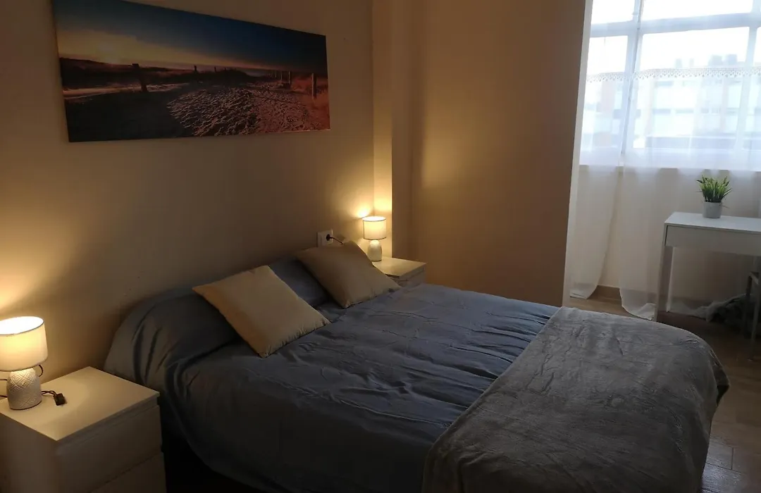 Hostal Mari en La Laguna, alquiler habitación privada en hostal, 6 habitaciones cerca de la universidad y aeropuerto Norte, 3 baños compartidos-1